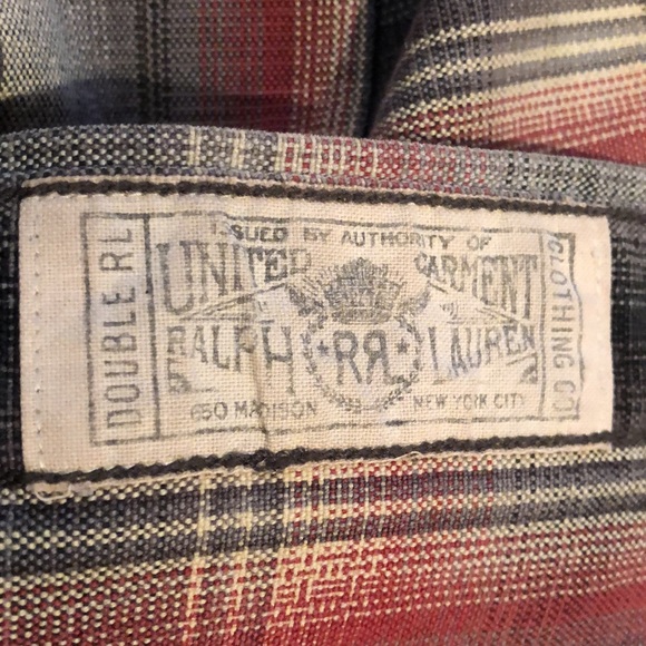 NWOT Ralph Lauren Double RRL Ralph Lauren Plaid Shirt - Picture 14 of 16